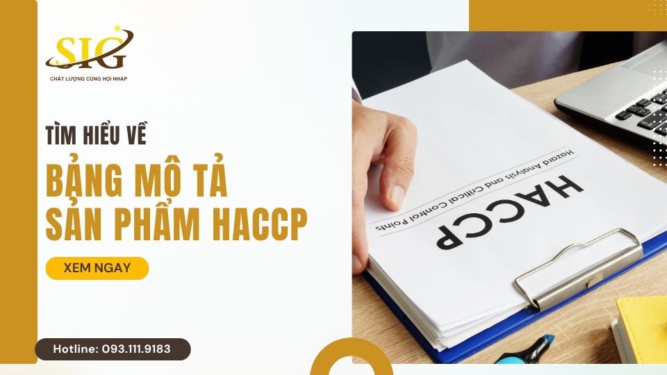bảng mô tả sản phẩm HACCP