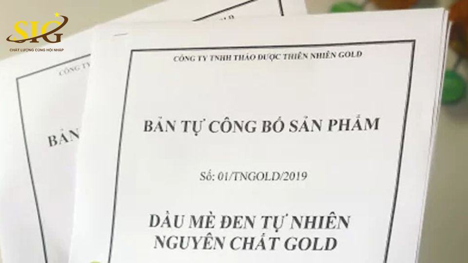 Bản Tự Công Bố Sản Phẩm