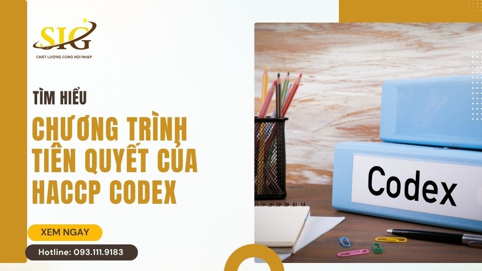 Chương Trình Tiên Quyết Của HACCP Codex