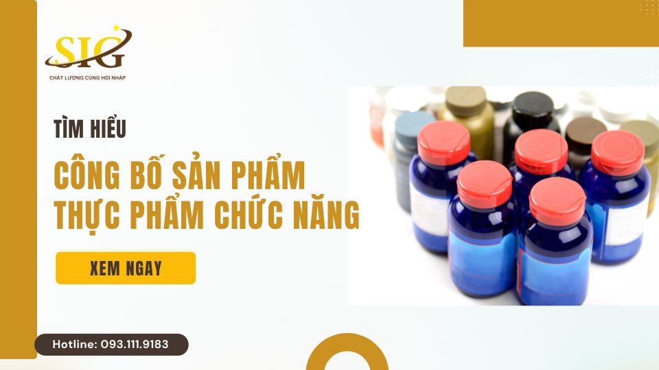 Công bố sản phẩm thực phẩm chức năng
