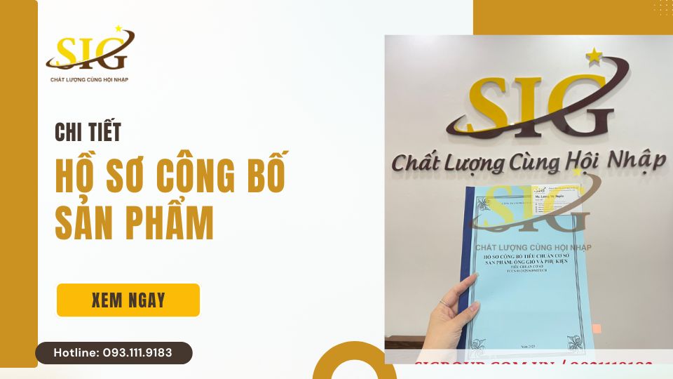 hồ sơ công bố sản phẩm