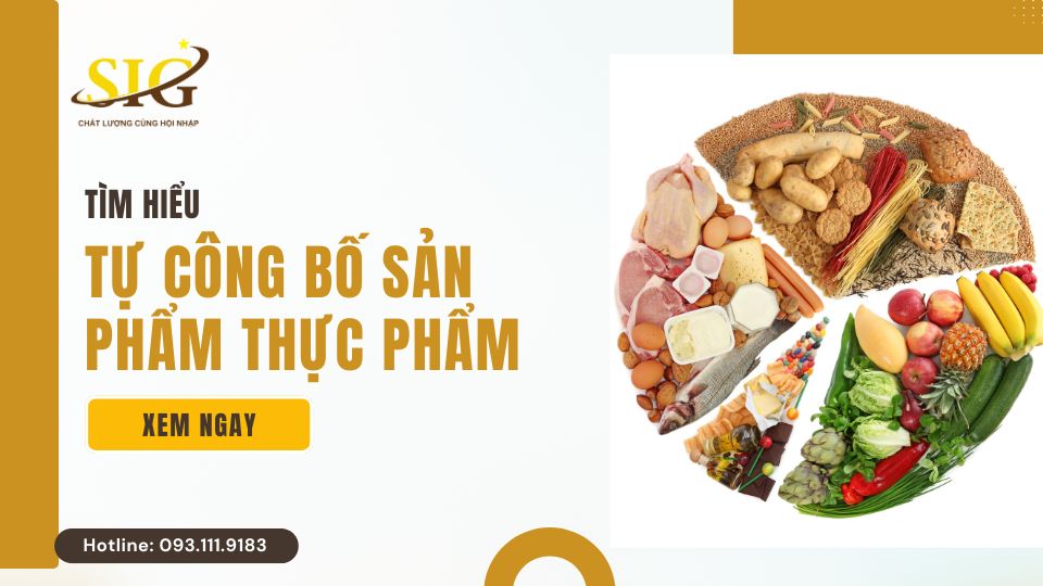 Tự công bố sản phẩm thực phẩm