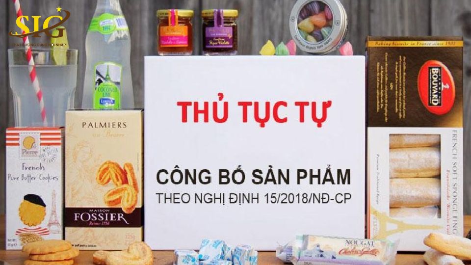 thủ tục tự công bố sản phẩm thực phẩm