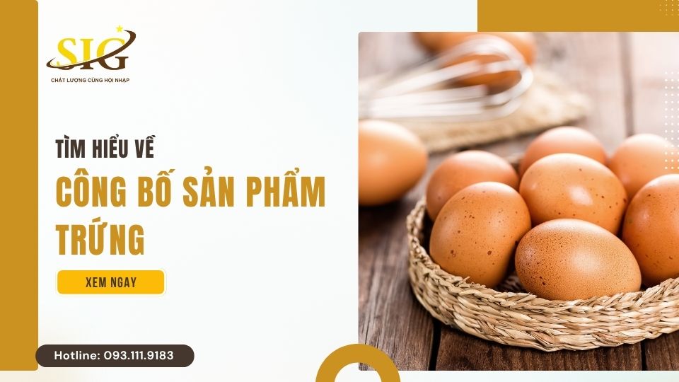 Công Bố Sản Phẩm Trứng