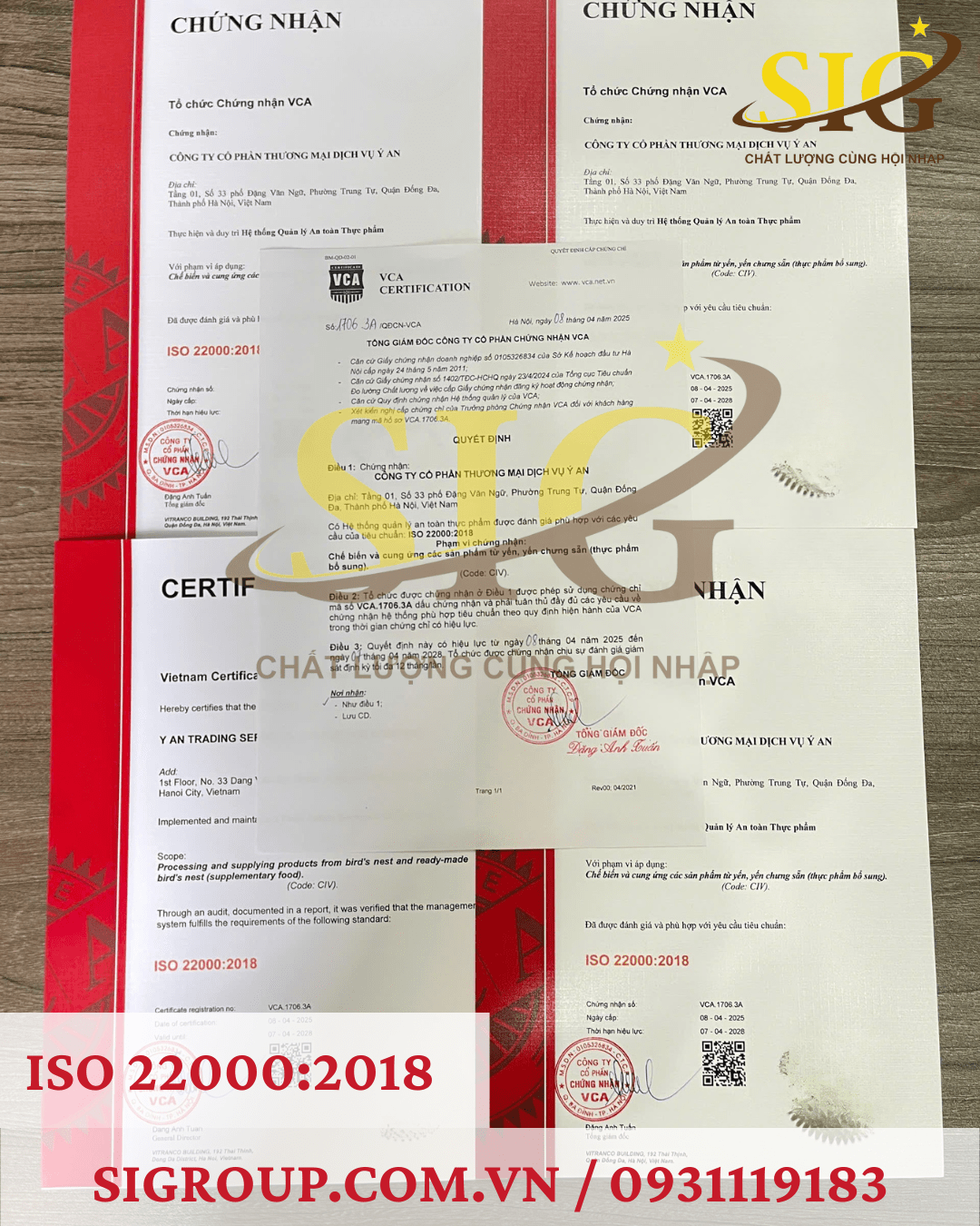 Chứng nhận ISO 22000 2018