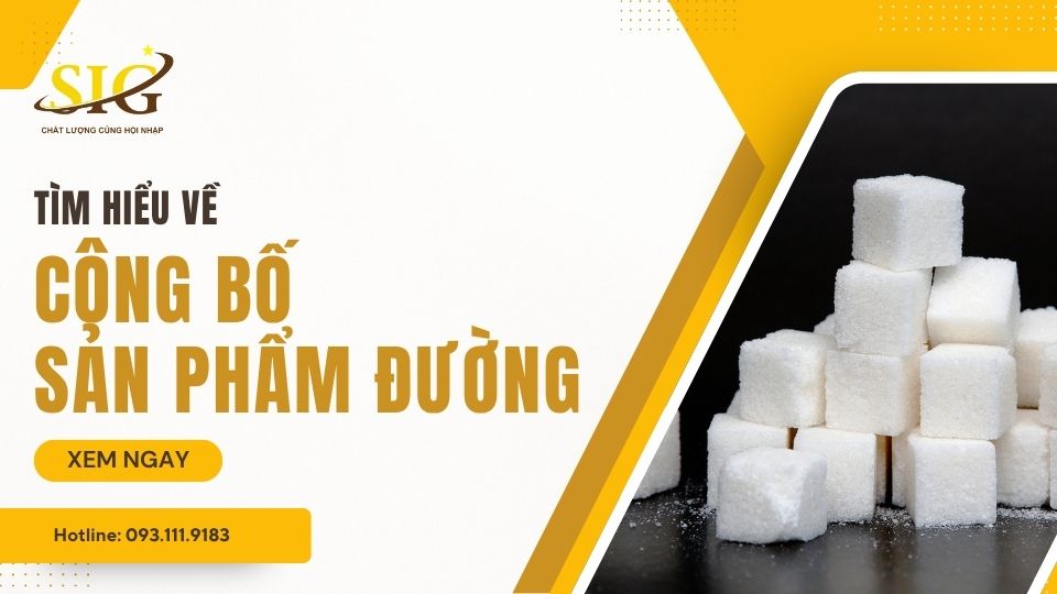 Công bố sản phẩm đường
