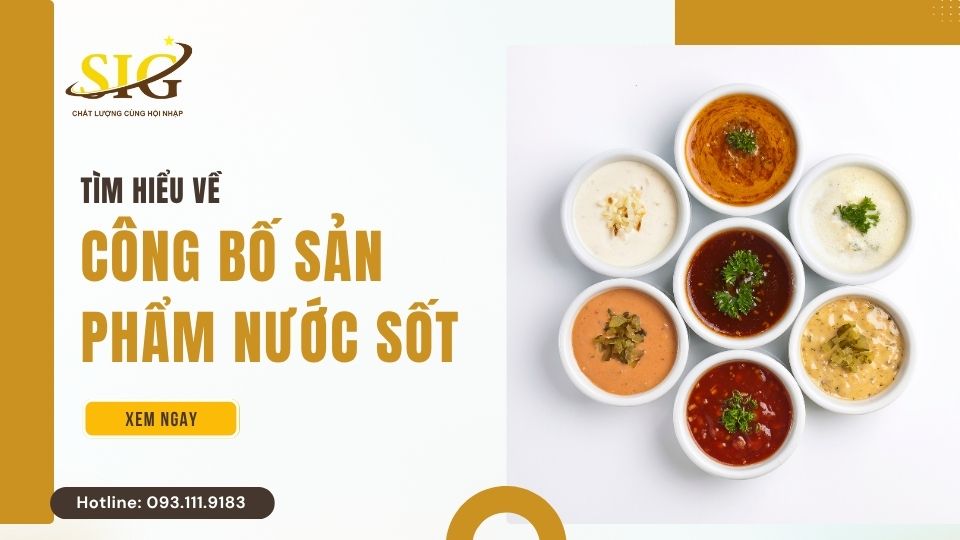 Công Bố Sản Phẩm Nước Sốt