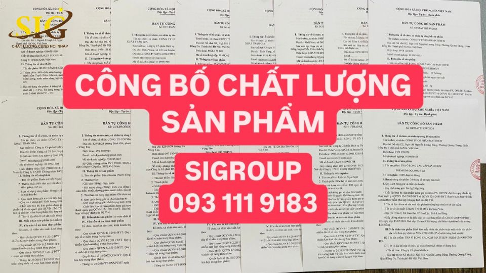 Công Bố Sản Phẩm Nước Sốt