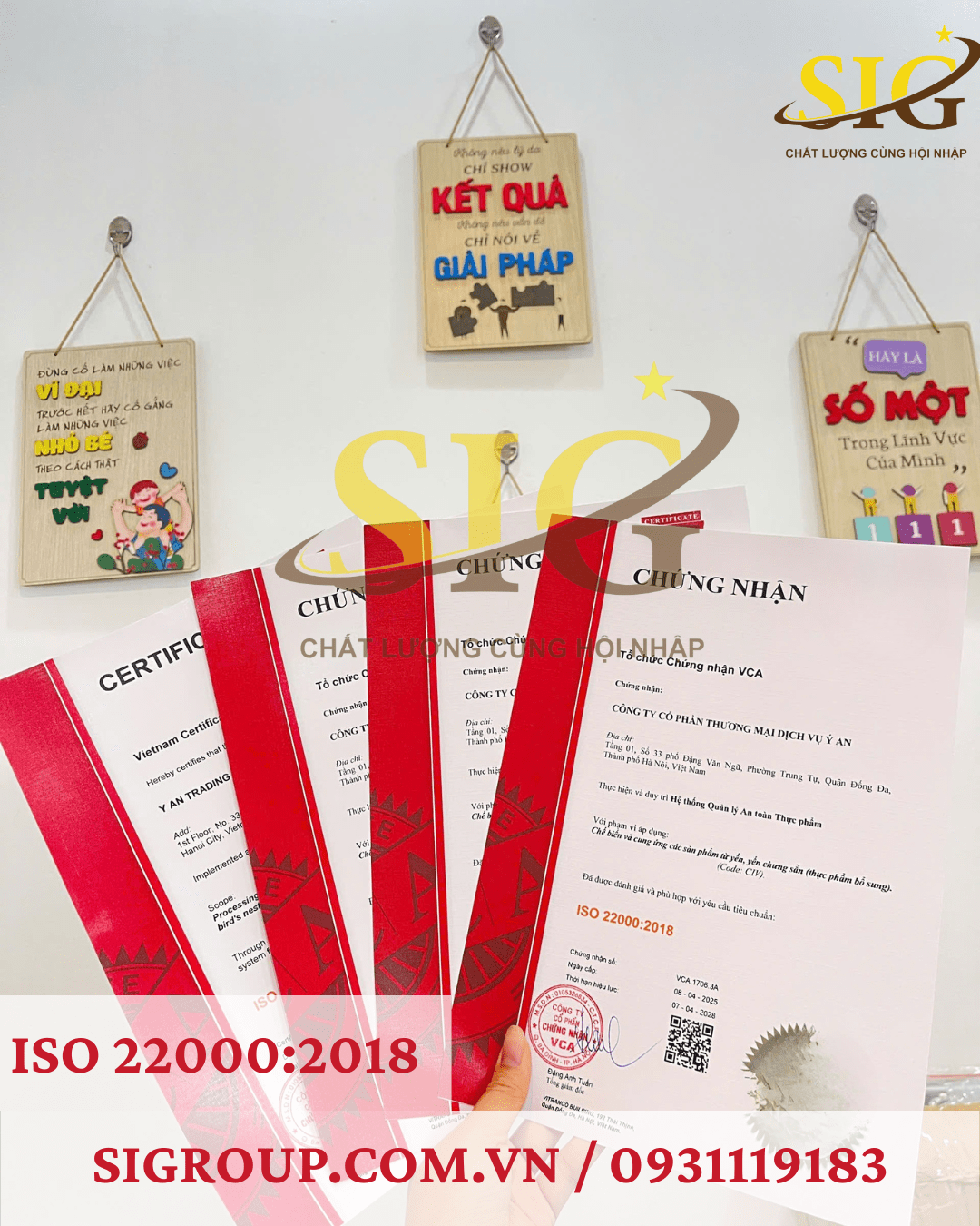 Chứng nhận ISO 22000 2018