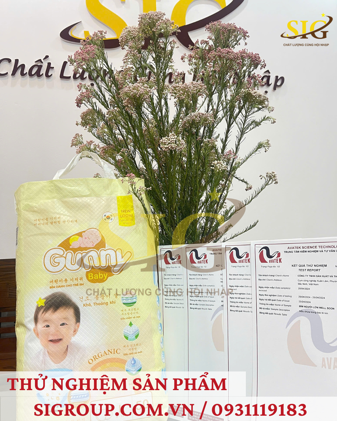 Kiểm Nghiệm Sản Phẩm Bỉm
